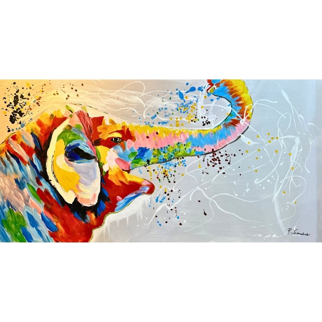 Elephant in Rainbow Colors - Image 8