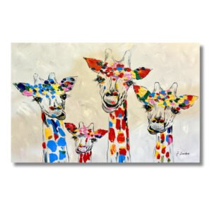 Funky Giraffe Family