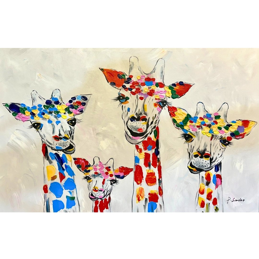 Funky Giraffe Family - Image 5